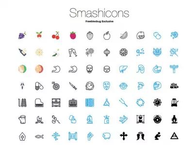 Najbolji Besplatni I Plaćeni Ikonični Fontovi - Font Awesome Alternative : Smashicons