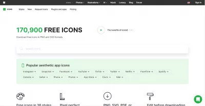 مفت شبیہیں ڈاؤن لوڈ کرنے کے لئے بہترین سائٹس : Icons8 مفت ویکٹر شبیہیں - 170800 شبیہیں ڈاؤن لوڈ، اتارنا (SVG، PNG)