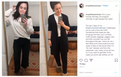Comment S'habiller Pour Travailler À Domicile? 20 Conseils D'experts : https://www.instagram.com/p/B-7mEGMpDRI/